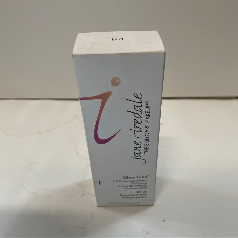 Jane Iredale Glow Time Full Coverage Mineral BB Cream BB1 1.7 OZ HTF - Picture 1 of 5